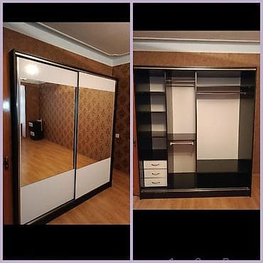 Dolab satilir. Eni 180. Derinliyi 55. Hundurluyu 205. *Qiymeti 195 — 1