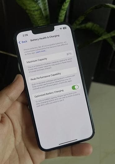 redmi note 10 ekran: IPhone 13, 256 GB, Qara, Zəmanət, Simsiz şarj, Face ID — 6