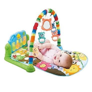 usaq oyun cadiri: Uşaqlar üçün musiqli döşək satılır məhsul yenidir körpələrin oynaması — 3