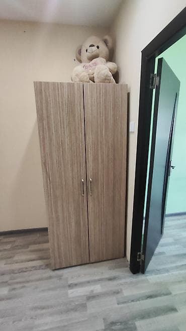 dehliz dolabl: 2 qapılı, Qəhvəyi, Digər material, Açılan, Düz dolab — 1
