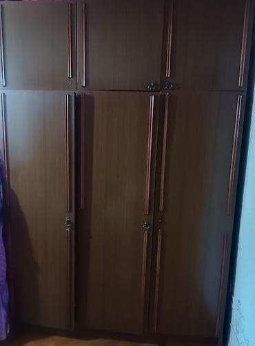 qapi: 6 qapı, Qəhvəyi, Taxta, Açılan, Düz dolab — 1