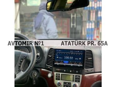 changan benni mini: Hyundai Santafe 2009 android monitor DVD-monitor ve android monitor — 1