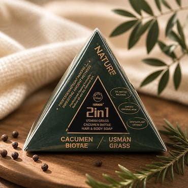 FORMBO Nature 2-in-1 Sabun – saç və bədən üçün Xüsusiyyətlər: - Təbii — 3