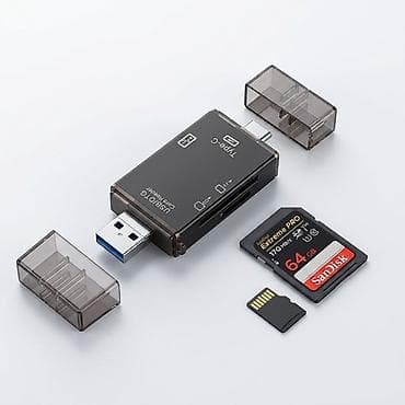 xiaomi redmi pad: Mikuso CRD-010 Kart Oxuyucu – 6‑in‑1 USB 2.0 Multifunksional OTG — 3