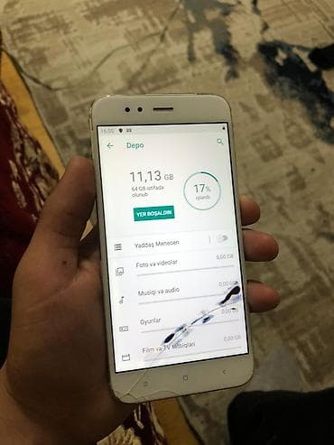 oppo find x6 pro: Xiaomi Mi A1, 64 GB, rəng - Qara, 
 Sensor, Barmaq izi, İki sim kartlı — 3