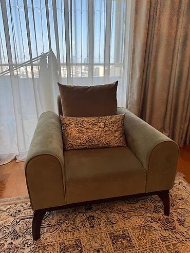 qedimi kreslo: Divan, 2 kreslo, Bazasız, Açılmayan — 5