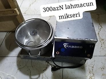 Digər biznes avadanlığı: *Lahmacun mikseri tezedir az işlenib unvan Hezi Aslanov qoymet 300azn — 1