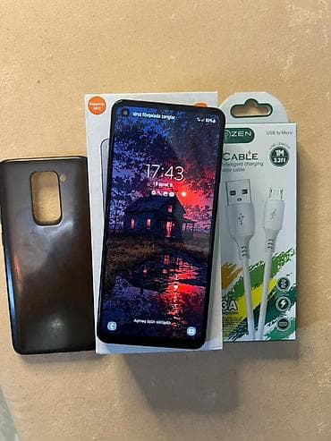 samsung galaxy a6 ekran: Samsung Galaxy A21S, rəng - Qara, Barmaq izi, Face ID — 2