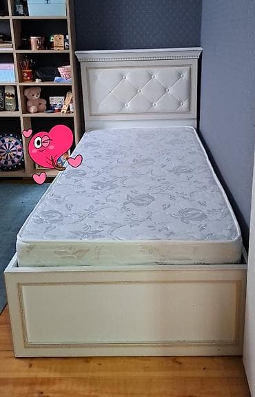 Təknəfərlik çarpayı, Bazasız, Matras ilə, Siyirməsiz