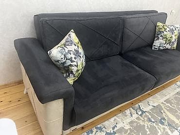 Di̇van-kravat, İşlənmiş, Açılan, Bazalı, Vеlur parça, Çatdırılma yoxdur