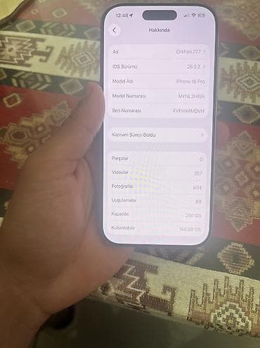micro usb kabel: IPhone 16 Pro, 256 GB, Natural Titanium, Face ID — 2