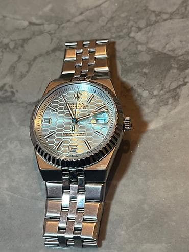 Смарт браслеты: Наручные часы, Rolex, цвет - Синий — 7