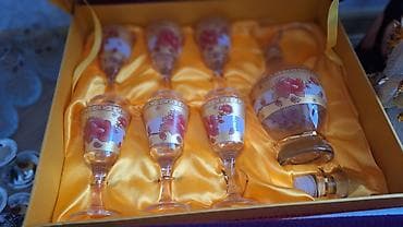 saxsi qab: Rəng - Qızılı, Şüşə, 3-dən çox l — 1