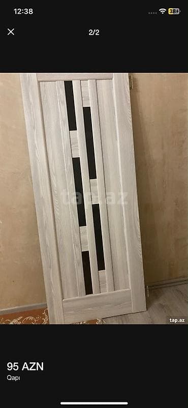 Ремонт и строительство: Məhsul: Daxili qapı - Material: MDF/laminat örtüklü ağ-açıq kül — 2