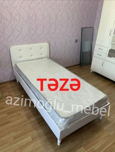 tek yataqlar: Yeni, Təknəfərlik çarpayı, Bazasız, Matras ilə, Azərbaycan — 1