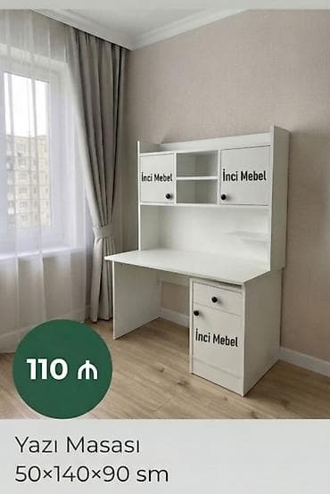 Düz masa, Stulsuz, Polkalı, Siyirməli, Azərbaycan, Sadə laminat lalafo.az -da Düz masa, Stulsuz, Polkalı, Siyirməli, Azərbaycan, Sadə laminat