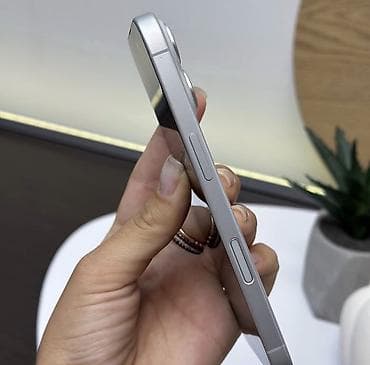 IPhone 16, 128 GB, Ağ, Zəmanət, Simsiz şarj, Face ID — 2