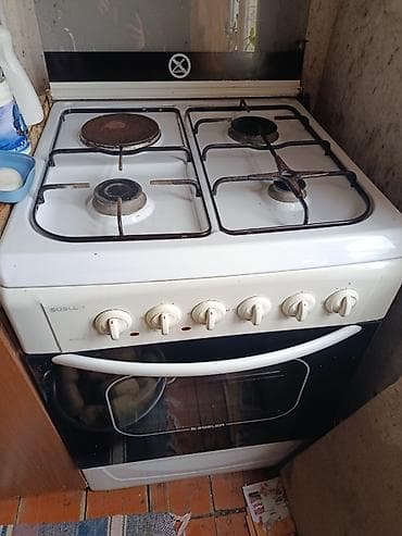 Qaz sobası 4 gözlü, İşlənmiş