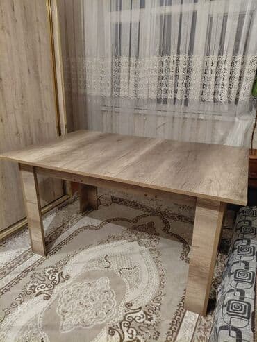 Masalar: Qonaq masası, Yeni, Açılan, Laminat, Dördbucaq masa — 5