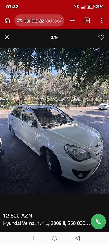 Hyundai Verna: 1.4 l | 2009 il Sedan — 7