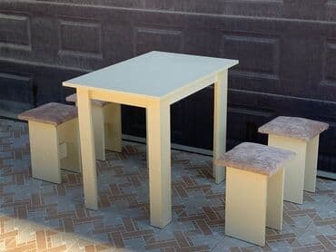 yazı masa: Mətbəx üçün, Yeni, 4 stul — 3