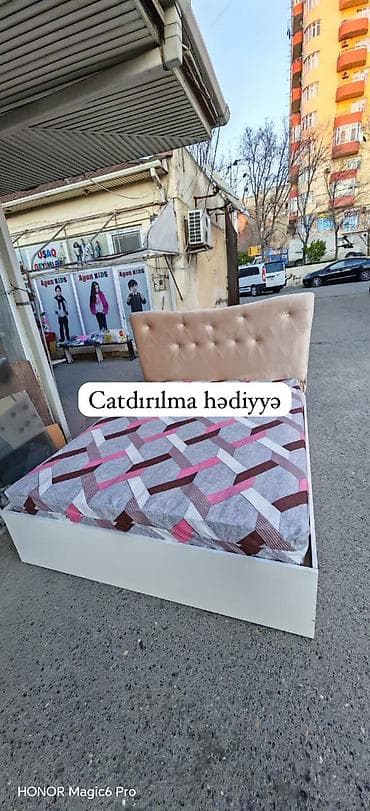 xalca olculeri: İşlənmiş, İkinəfərlik çarpayı, Matras ilə — 1