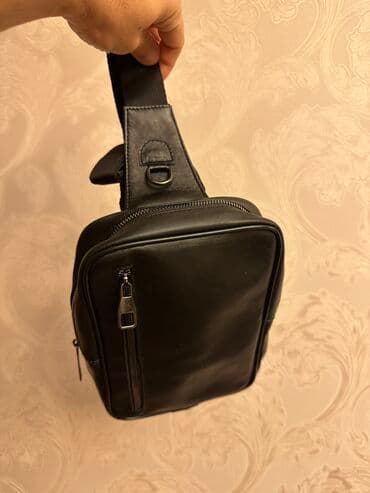 dəri kişi cantaları: Çiyin çantası, Yeni — 10