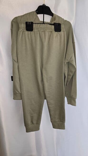 детские комплекты трусы и майка: Uşaq üçün iki hissəli idman dəsti - Rəng: zeytun-yaşıl - Üst — 2