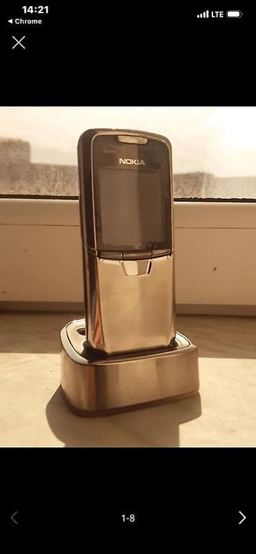 printer telefon: Nokia 8 Sirocco, < 2 GB Memory Capacity, rəng - Gümüşü, Düyməli — 1