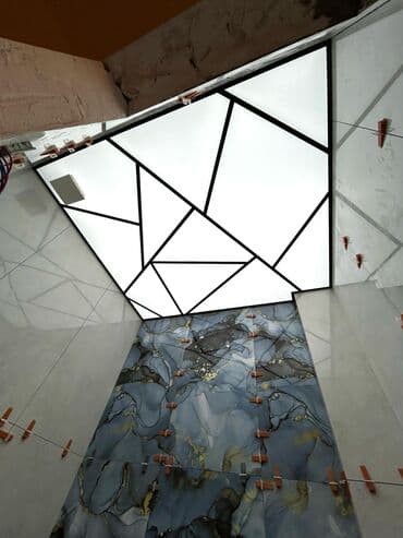 asma tavanlar hamam: Asma tavan, Şüşə, Suyadavamlı, Pulsuz çatdırılma, Pulsuz quraşdırma, Zəmanətli — 12