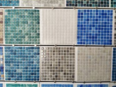 Mozaik plitə kolleksiyası - Format: kvadrat mozaik plitələr, təxminən