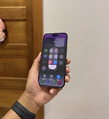 iphone wp: IPhone 14 Pro, 256 GB, Deep Purple, Zəmanət, Simsiz şarj, Face ID — 6