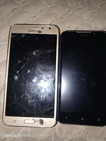 redmi 12 s: İki ədəd smartfon dəsti 1) Samsung (arxa qapaqda “Samsung” loqosu, ön — 2