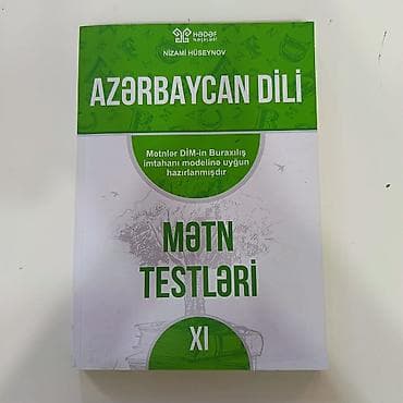 prava test: Məhsul: Azərbaycan dili – Mətn testləri (XI sinif) Müəllif: Nizami — 1