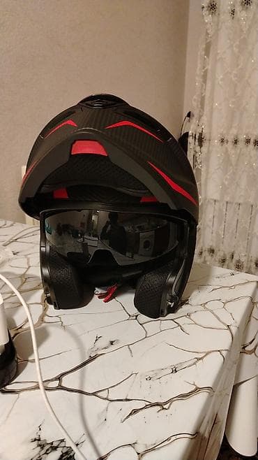 электроскутер купить в баку: Moto kaska – tam üzlü (full-face) sport üslubunda Xüsusiyyətlər: Çənə — 3