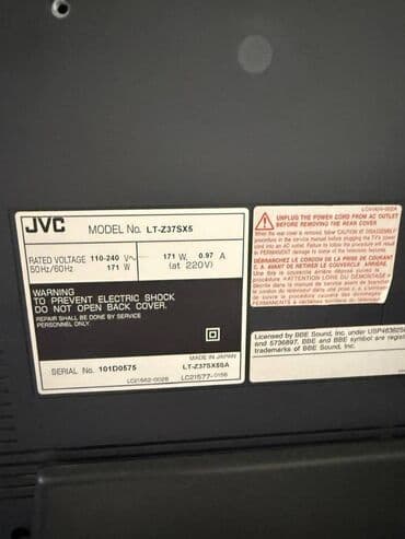 Televizorlar: İşlənmiş Televizor JVC
