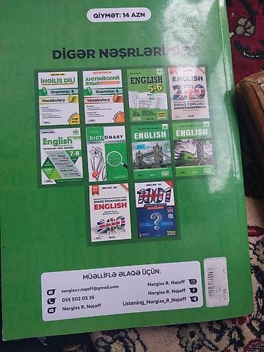 Məhsul: “English 5–6” çalışma və test kitabı (6-cı nəşr) Təsvir: - — 2