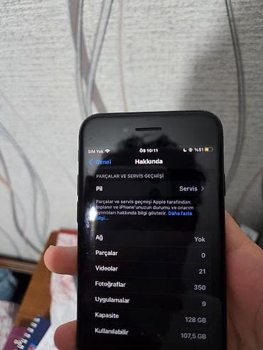 telefin: IPhone 7, Qara, Barmaq izi — 6