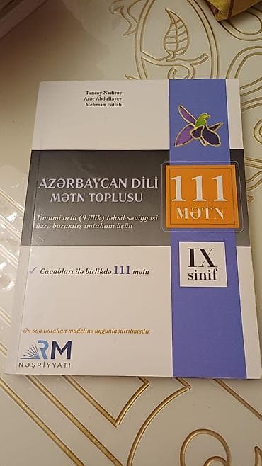 Məhsul: “Azərbaycan Dili Mətn Toplusu – 111 mətn” (IX sinif) -