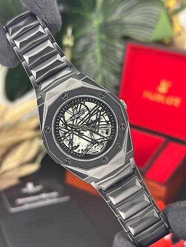 mercedes saat: Yeni, Qol saatı, Hublot, rəng - Qara — 7