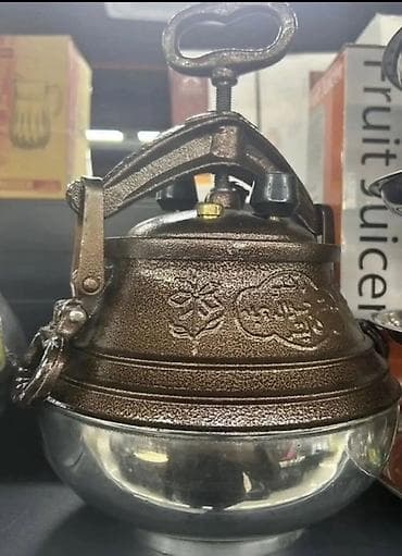 qedimi qazan: Qazan, rəng - Qəhvəyi, Çuqun — 1