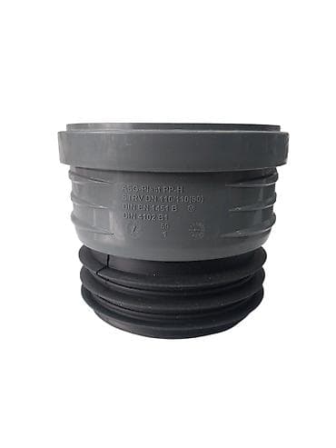 keci sudu: Kanalizasiya borusu, Qofralı, Plastik, 110 mm, Yeni — 2