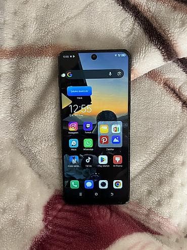 blackberry son telefon: Tecno Camon 19, 128 GB, rəng - Qara, Barmaq izi, Face ID — 3