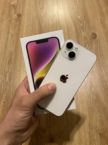 appl: IPhone 14, Ağ, Face ID — 1