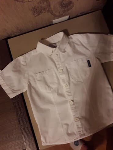 uşaq üçün məktəb köynəyi: Köynək, Oğlan üçün, 3 - 4 yaş — 4