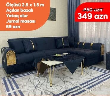 Yeni, Künc divan, Qonaq otağı üçün, Açılmayan, Azərbaycan lalafo.az -da Yeni, Künc divan, Qonaq otağı üçün, Açılmayan, Azərbaycan