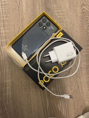 5g modem: Poco X6 Pro 5G, rəng - Qara, Sensor — 1