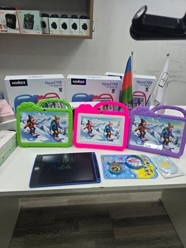 uşaqlar üçün planşetlər: Uşaq planşeti – Nodizz Npad708 Kids Study Tab Xüsusiyyətlər: - Ekran — 1