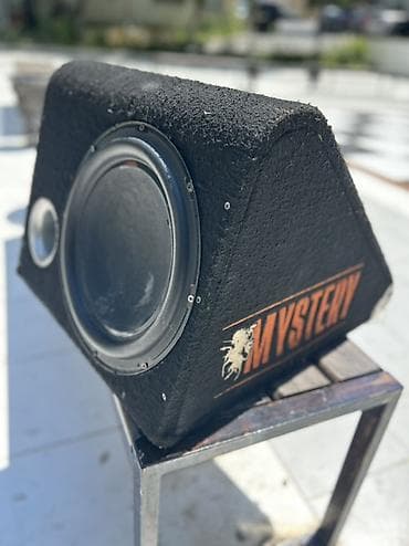 avto kalonka: Avtomobil üçün subwoofer sistemi - Marka: Mystery (qutu üzərində — 1