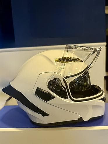 cg motor: Tam üzlü motosiklet dəbilqəsi – DVS (Dual Visor System) — 3